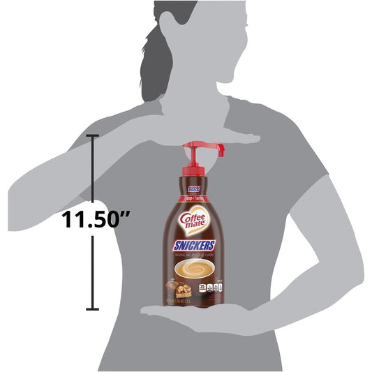 Coffee-mate Coffee mate Snickers Flavored Liquid Creamer Pump Bottle (97955)