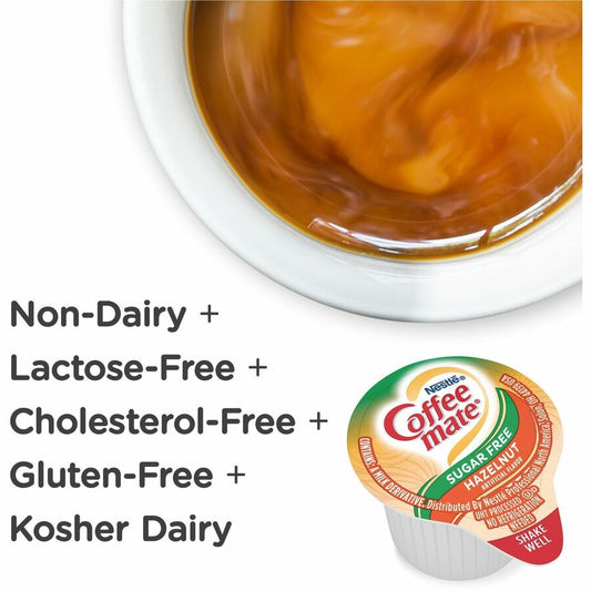 Coffee-mate Coffee mate Zero-Sugar Hazelnut Flavored Liquid Creamer Singles (98468)
