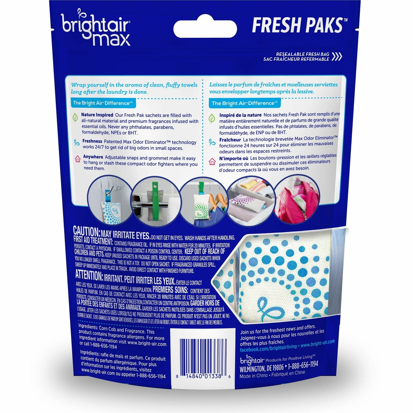 Bright Air Fresh Pak Sachets (900612)