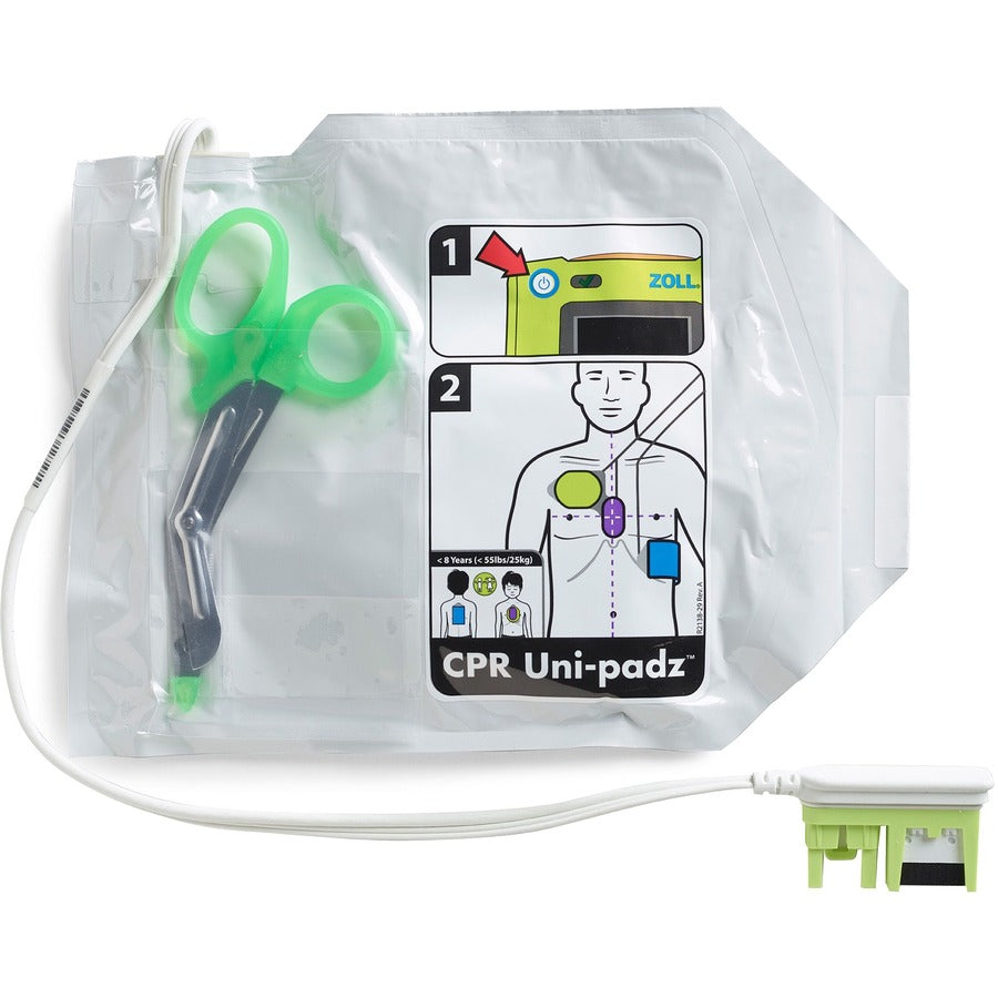 ZOLL CPR Uni-padz Univeral (Adult/Pediatric) Electrodes (890000028001)