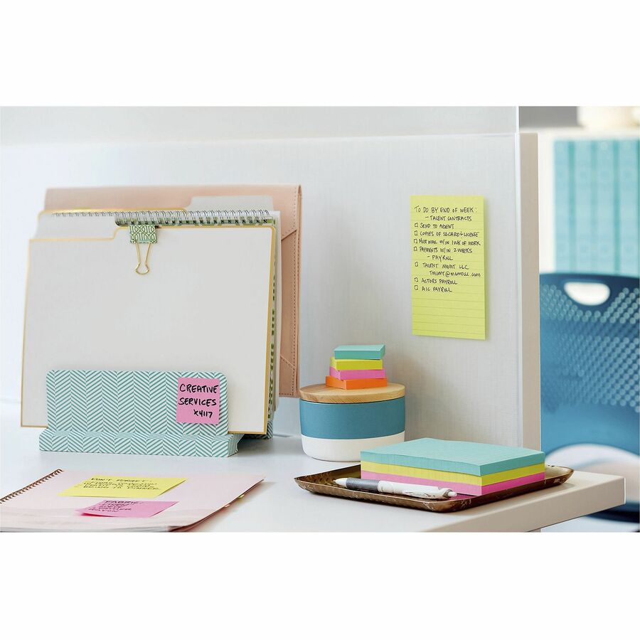 Super Sticky Notes - Supernova Neons Color Collection (66024SSMIACP)