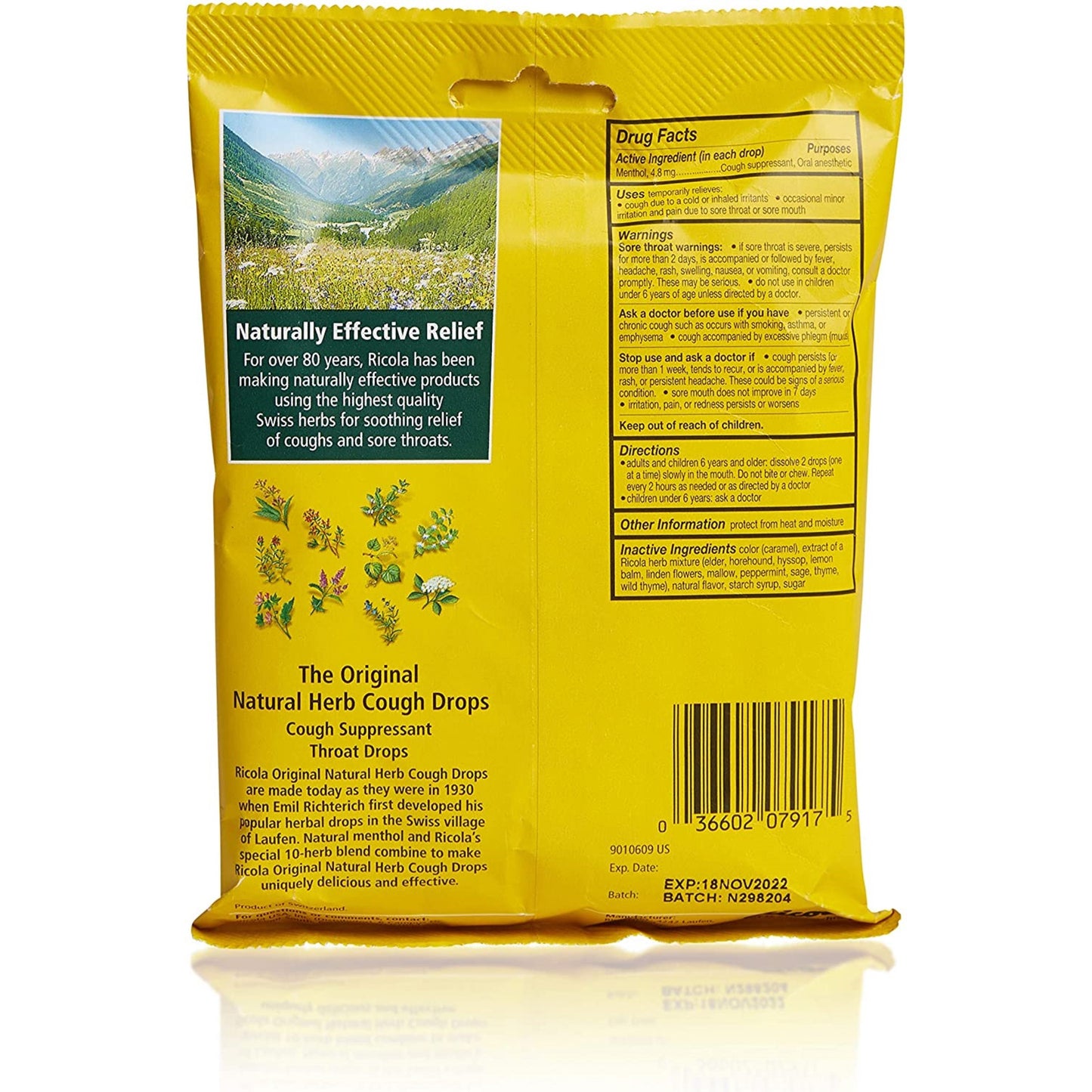 Ricola Original Herb Cough Drops (3000219)