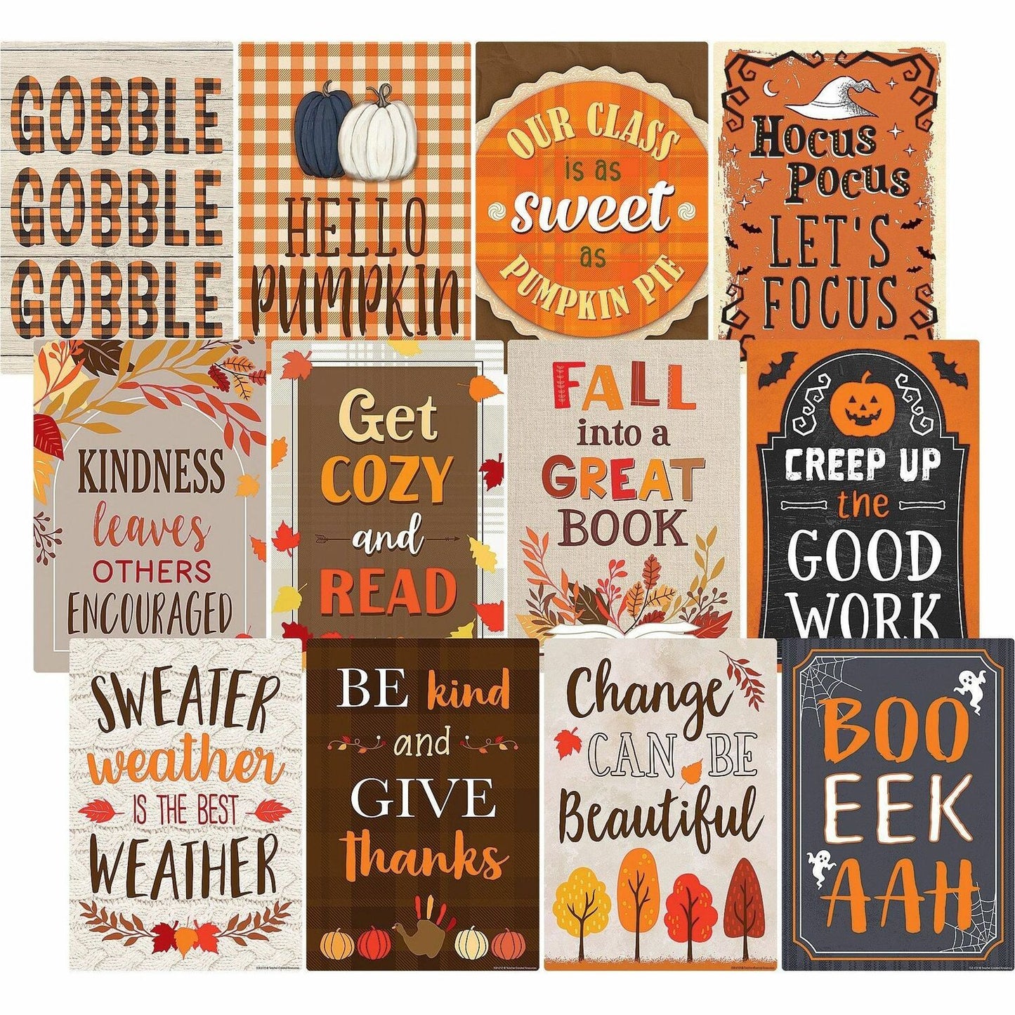 Teacher Created Resources Seasonal Classroom Posters (6112)