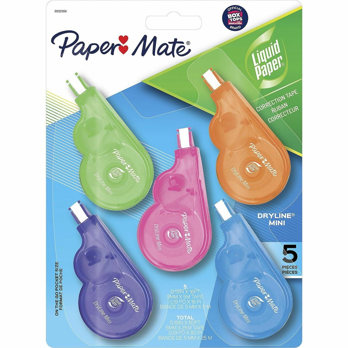 Paper Mate Dryline Mini Grip Correction Tape (5032315K)