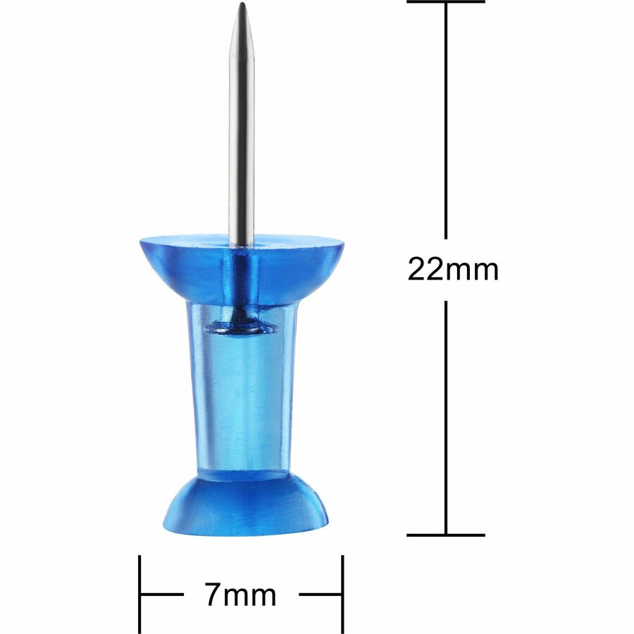 Business Source 1/2" Head Pushpins (81003)