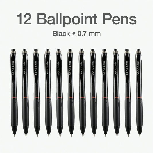Pentonic Retractable Ballpoint Pens (PEN12120)