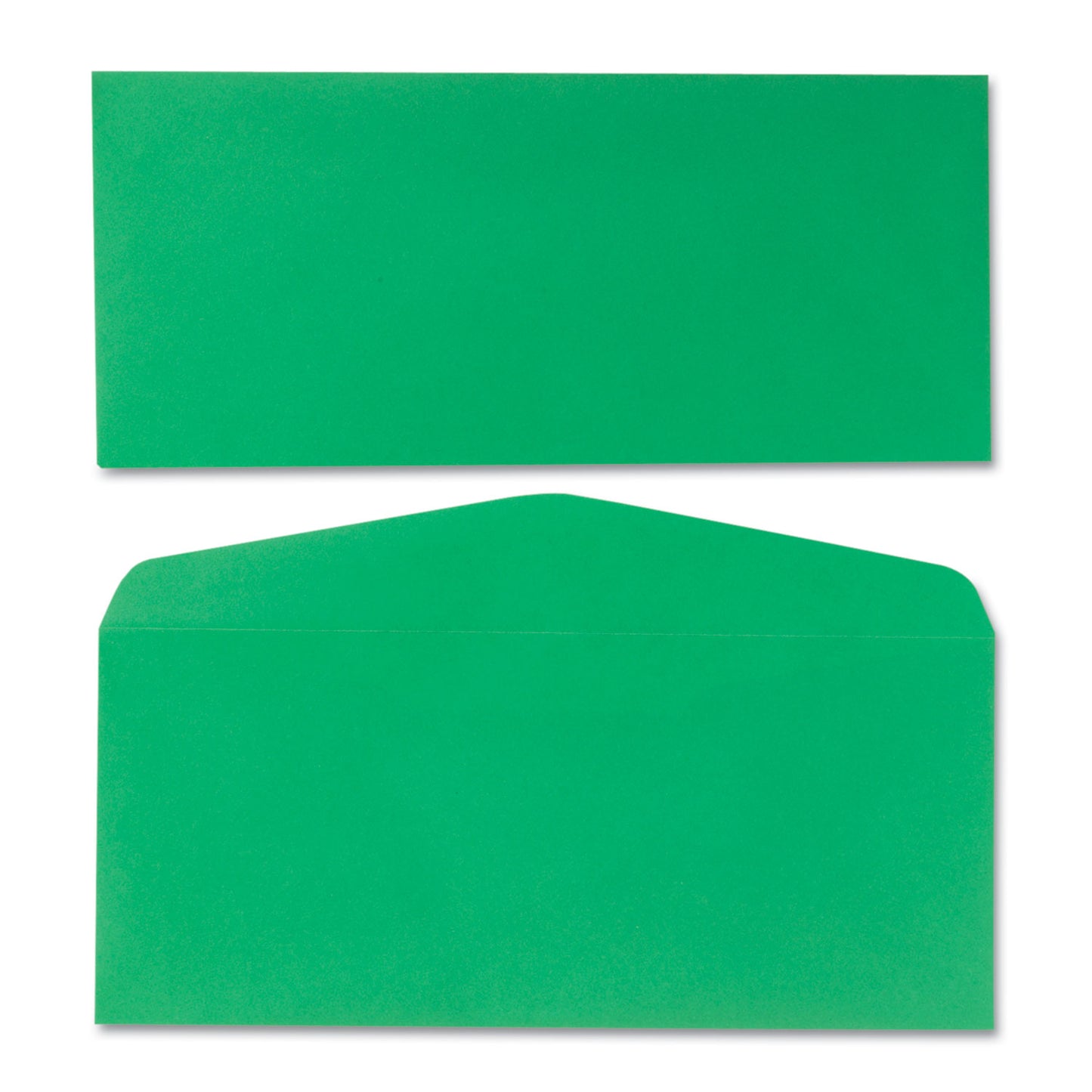 Quality Park Colored Envelope, #10, Commercial Flap, Gummed Closure, 4.13 x 9.5, Green, 25/Pack (11135)