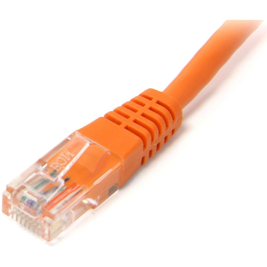 StarTech 15ft Orange Molded Cat5e Patch Cable (M45PATCH15OR)