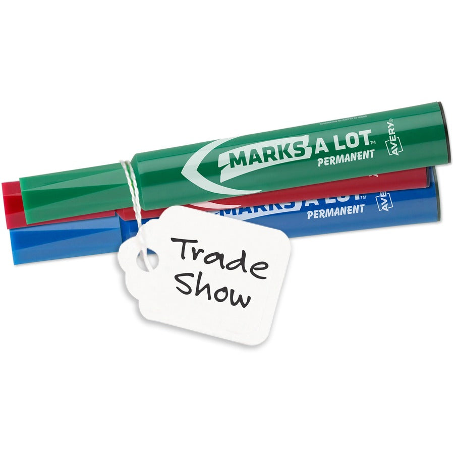 Avery AMarking Tags, Strung, 2-5/32" x 1-7/16" , 1,000 Tags (12202)