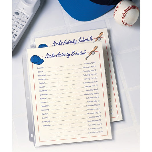 Standard-Weight Sheet Protectors (75530)