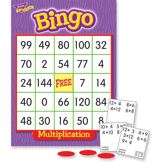 Trend Multiplication Bingo Learning Game (T6135)