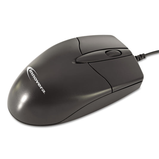 Innovera Mid-Size Optical Mouse, USB 2.0, Left/Right Hand Use, Black (61029)