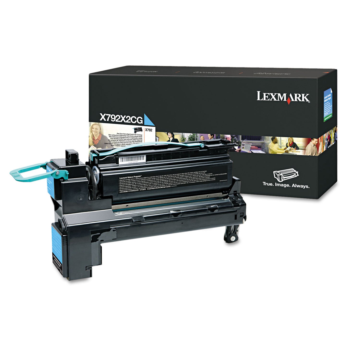 Lexmark X792X2CG Extra High-Yield Toner, 20,000 Page-Yield, Cyan