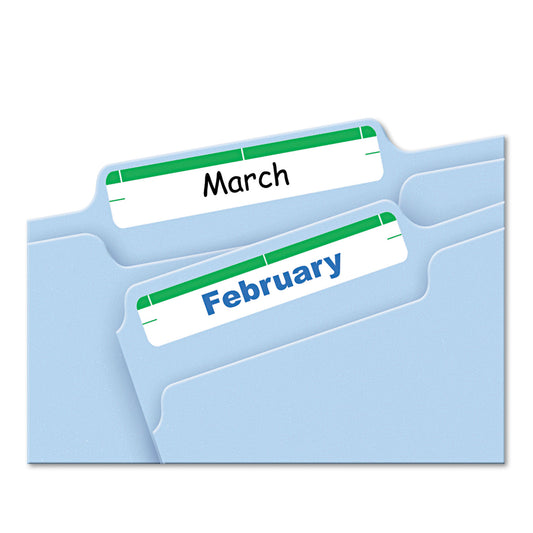 Avery Printable 4" x 6" - Permanent File Folder Labels, 0.69 x 3.44, White, 7/Sheet, 36 Sheets/Pack, (5203) (05203)