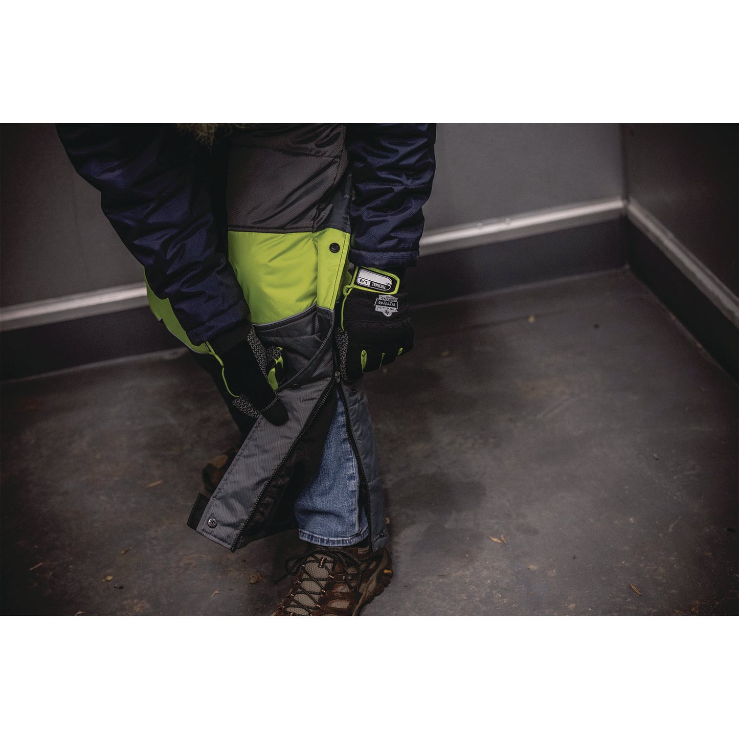 ergodyne N-Ferno 6475 Insulated Freezer Coverall, 2X-Large, Navy (41246)