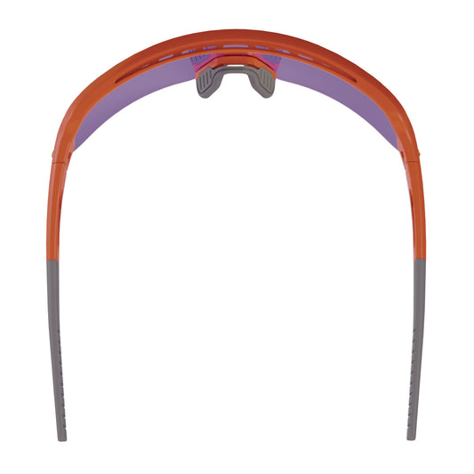 ergodyne Skullerz AEGIR Safety Glasses, Mirrored Lenses, Orange Nylon Impact Frame, Purple Mirror Polycarbonate Lens (55019)