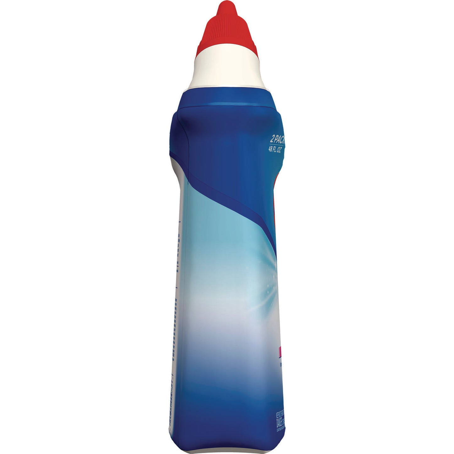 Clorox Disinfecting Toilet Bowl Cleaner with Bleach, Rain Clean Scent, 24 oz Bottle, 2/Pack (30924)