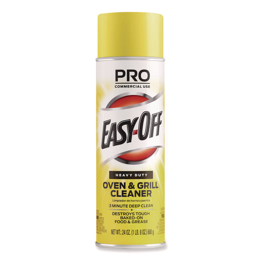 EASY-OFF Oven and Grill Cleaner, 24 oz Aerosol, 6/Carton (85261)
