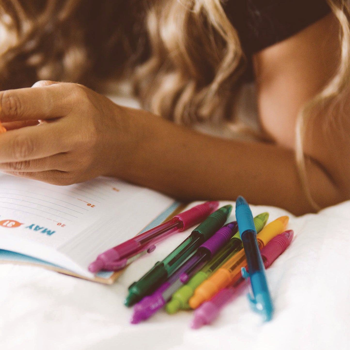 Zebra Z-Grip Ballpoint Pen, Retractable, Medium 1 mm, Assorted Artistic Ink Colors, Assorted Barrel Colors, 24/Pack (12271)