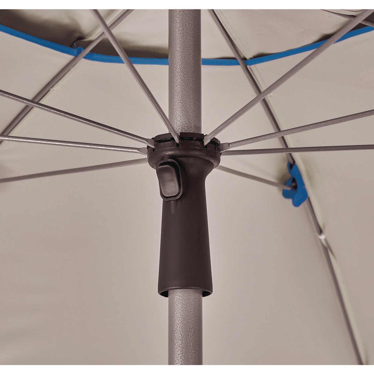 ergodyne Shax 6100 Lightweight Work Umbrella, 90" Span, 92" Long, Blue Canopy (12964)
