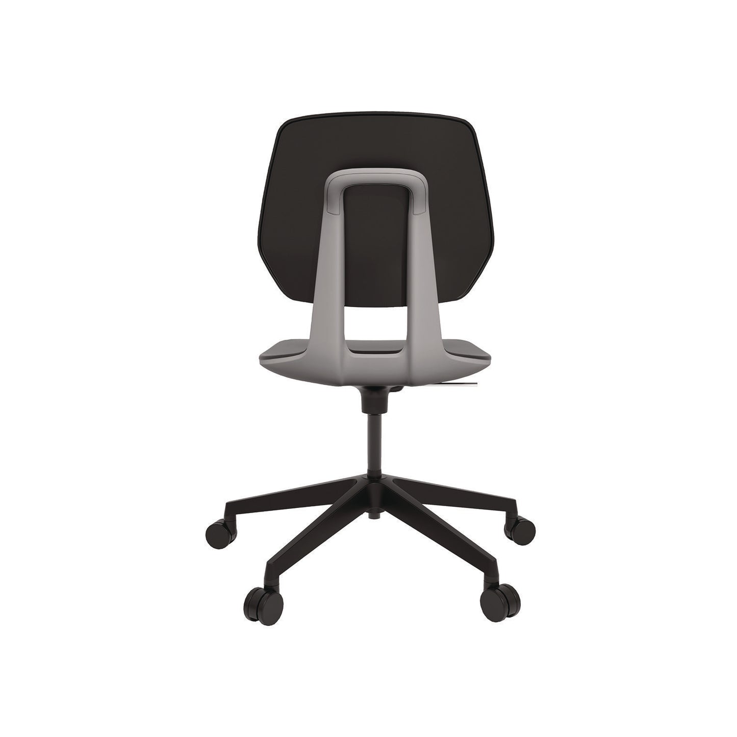 Safco Commute Chair T-Bar Arm Set, Black, 2/Set (7829BL)