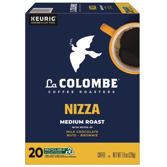 La Colombe Coffee K-Cup Pods, Nizza Medium Roast, 20/Box (0327)