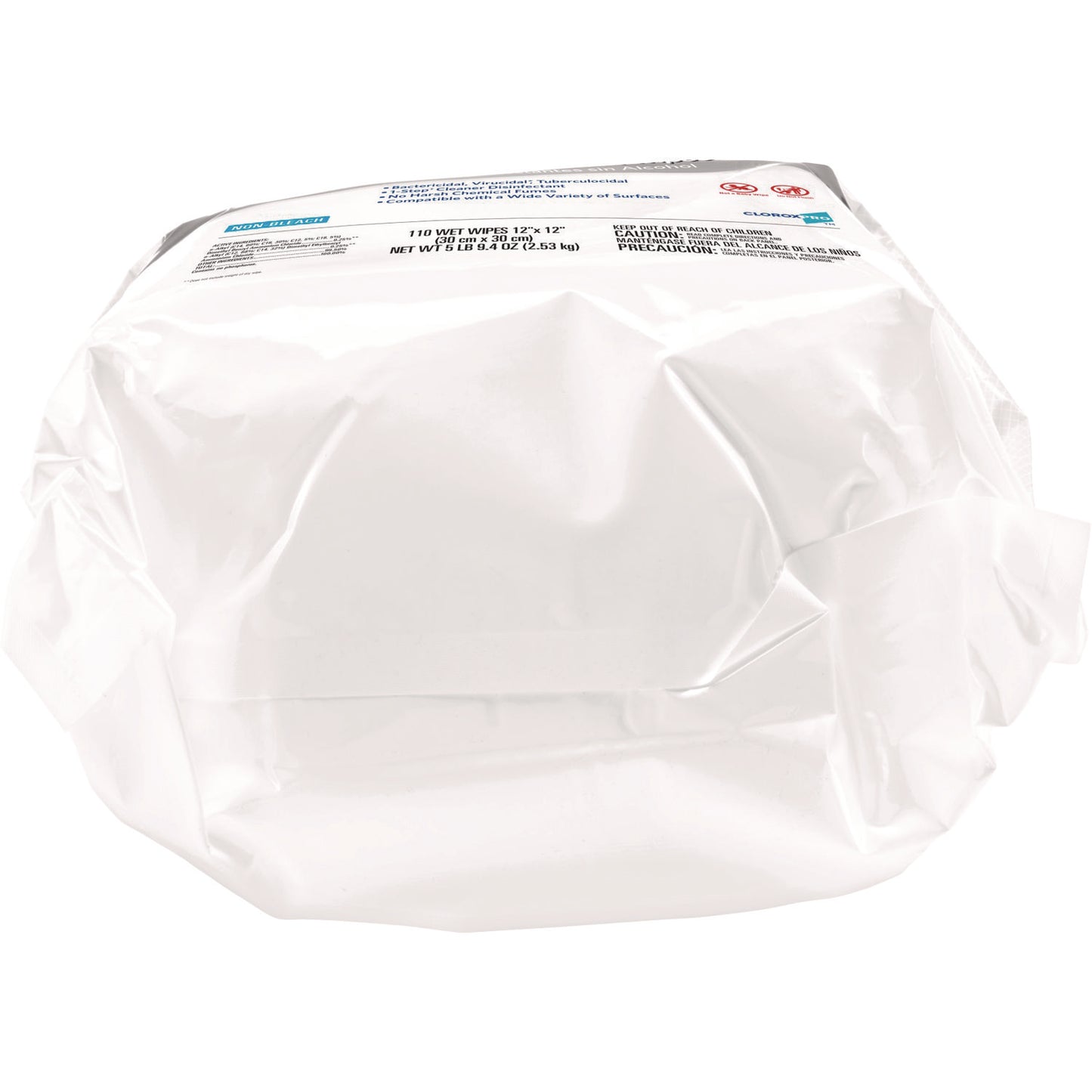 Clorox Healthcare VersaSure Cleaner Disinfectant Wipes, 1-Ply, 12 x 12, Fragranced, White, 110/Pouch, 2 Pouches/Carton (31761)