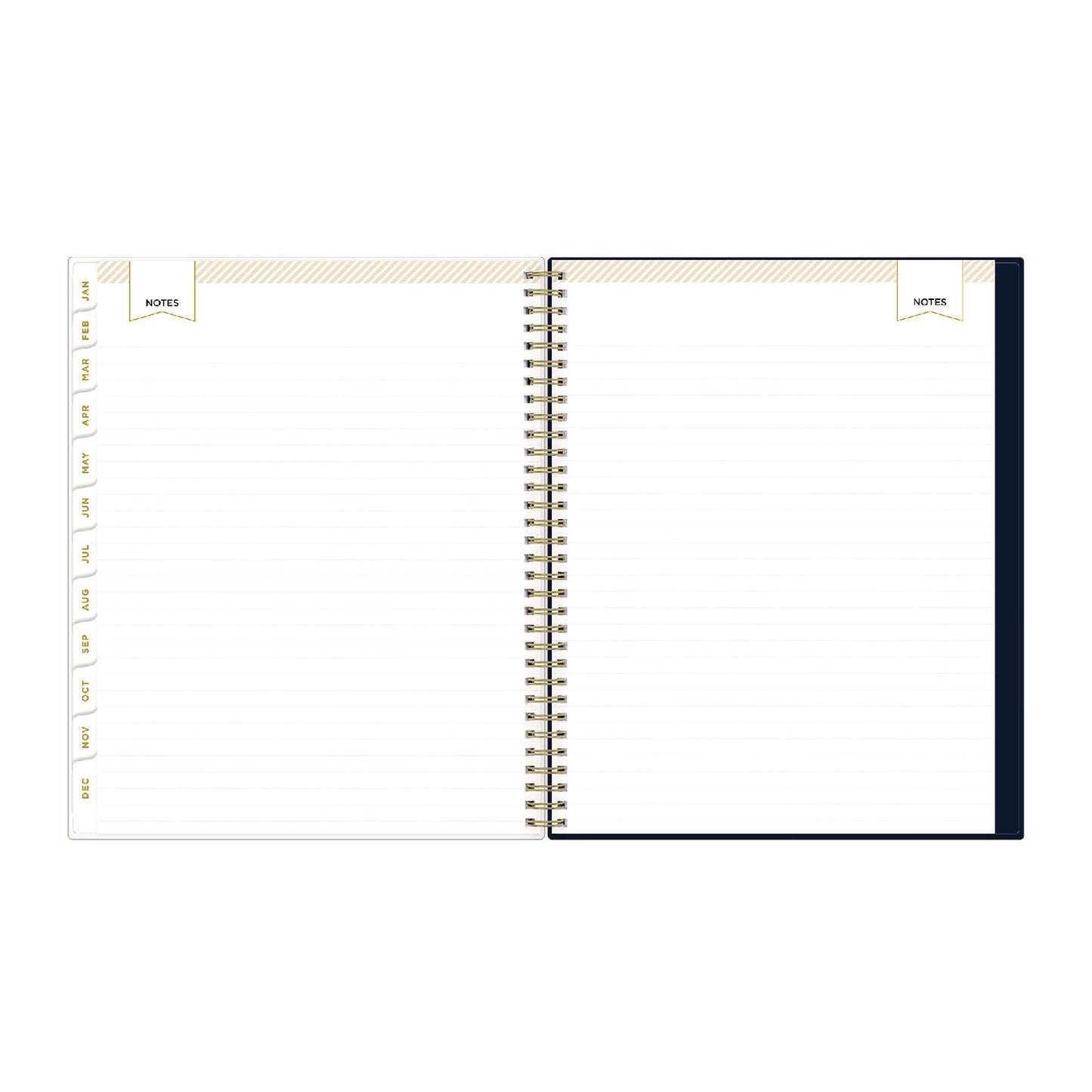 Blue Sky Day Designer Peyton Create-Your-Own Cover Weekly/Monthly Planner, Floral Artwork, 11 x 8.5, Navy, 12-Month (Jan to Dec): 2025 (103617)
