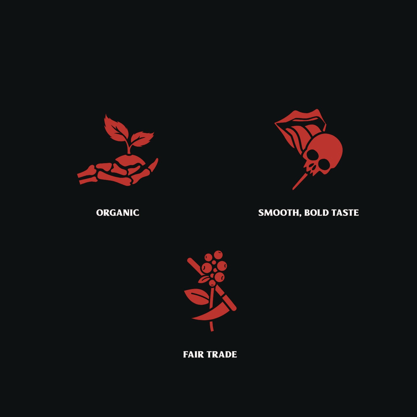 Death Wish Coffee Medium Roast Coffee Frac Pack, Regular, 3.25 oz, 25/Carton (EWC34355)