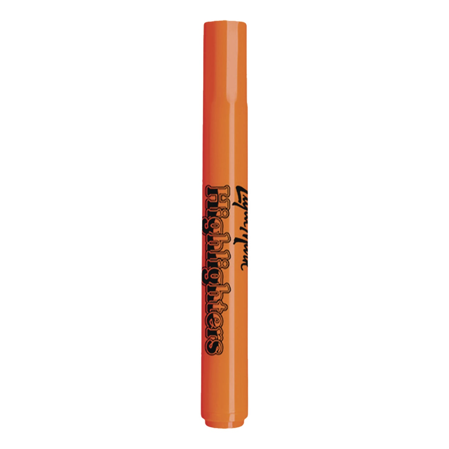 Liqui-Mark Tank Fluorescent Highlighter, Orange Ink, Chisel Tip, Orange Barrel, Dozen (60625)
