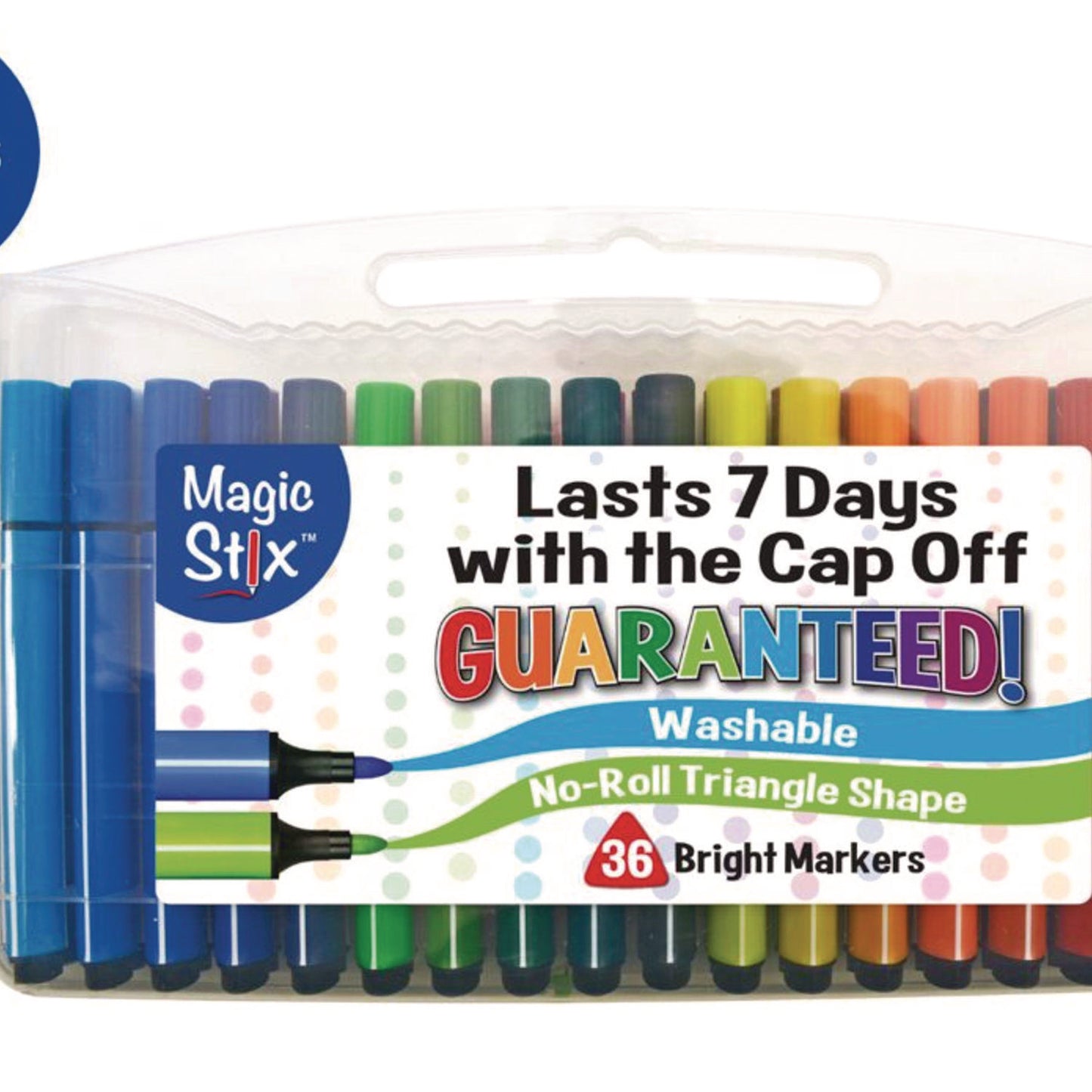 The Pencil Grip Magic Tri Stix Set, 36 Assorted Colors, 36/Set, 12 Sets/Carton (39912)