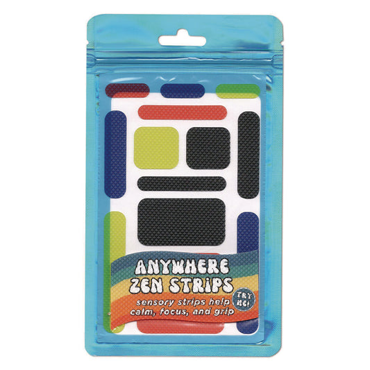 The Pencil Grip Anywhere Zen Strips, Bumpy, Assorted Primary Colors 13/Set, 24 Sets/Carton (88024)
