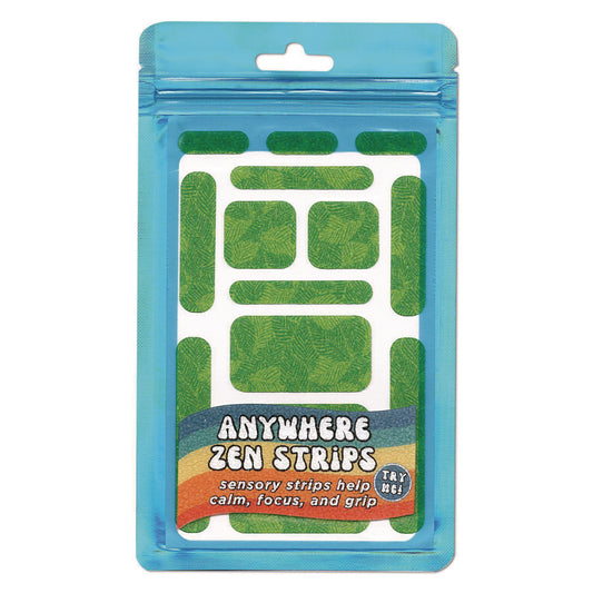 The Pencil Grip Anywhere Zen Strips, Sandy Palm Leaves, Assorted Colors, 13/Set, 24 Sets/Carton (88624)