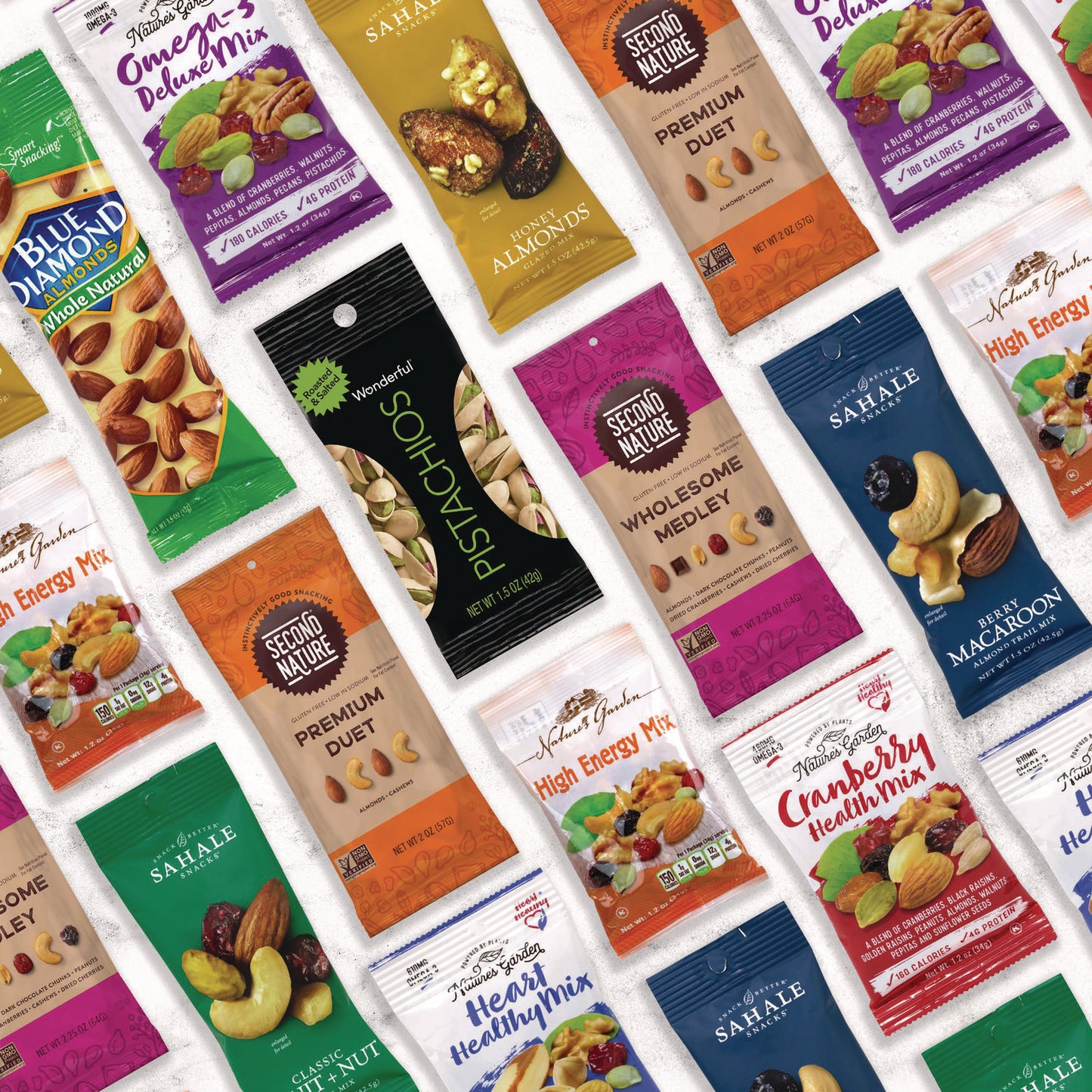 Snack Box Pros Healthy Mixed Nuts Snack Box, 18 Assorted Snacks/Box (70000046)