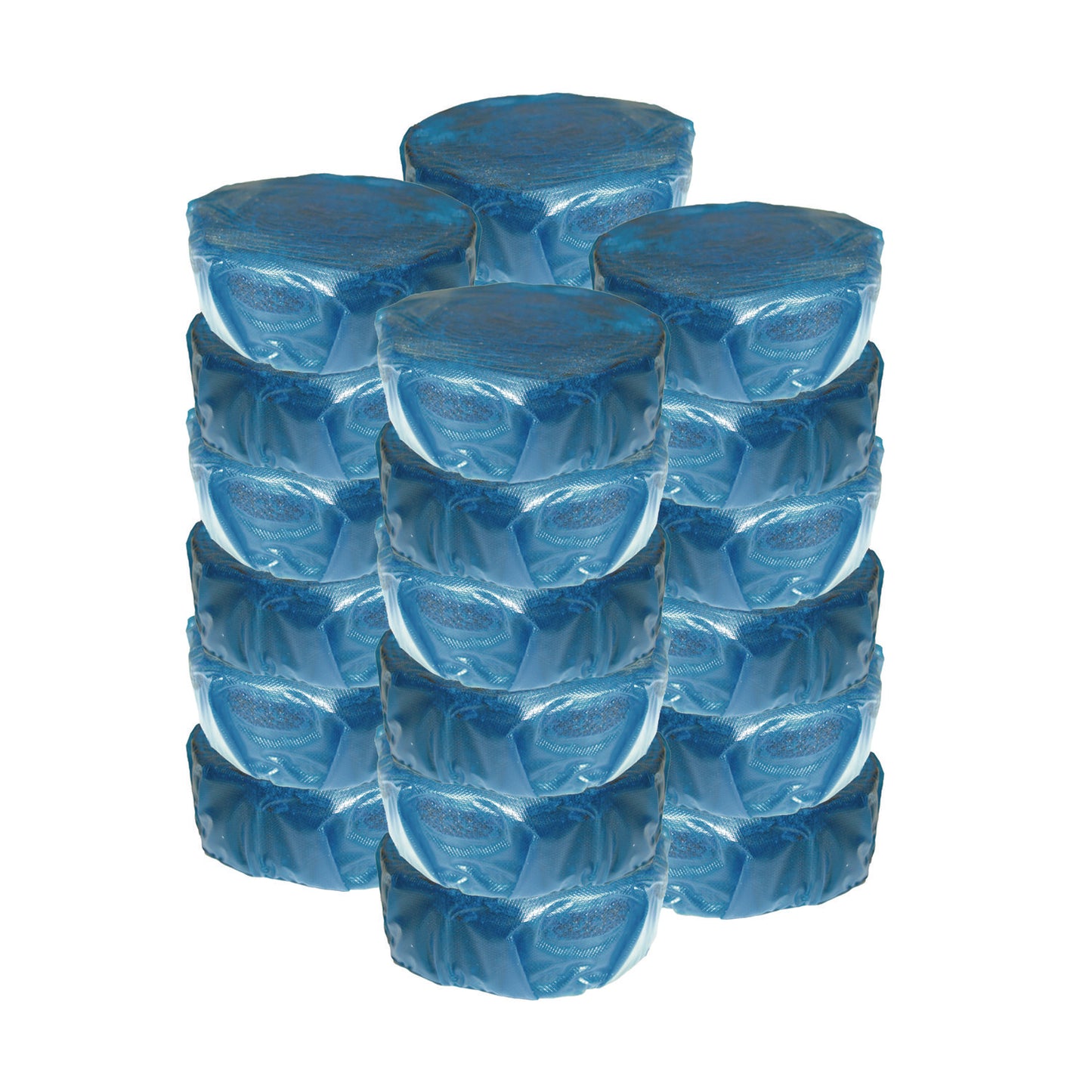 Fresh Products Drop-In Tank Non-Para Cleaner Block, Unscented, Blue, 24/Box (24DIF)