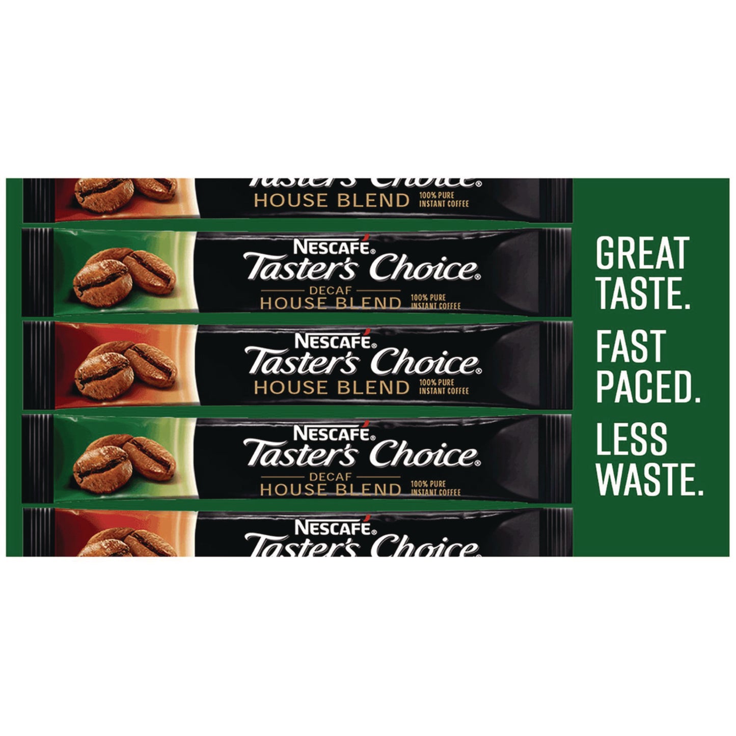 Nescaf Taster's Choice Stick Pack, Decaf, 0.06oz, 80/Box, 6 Boxes/Carton (66488CT)