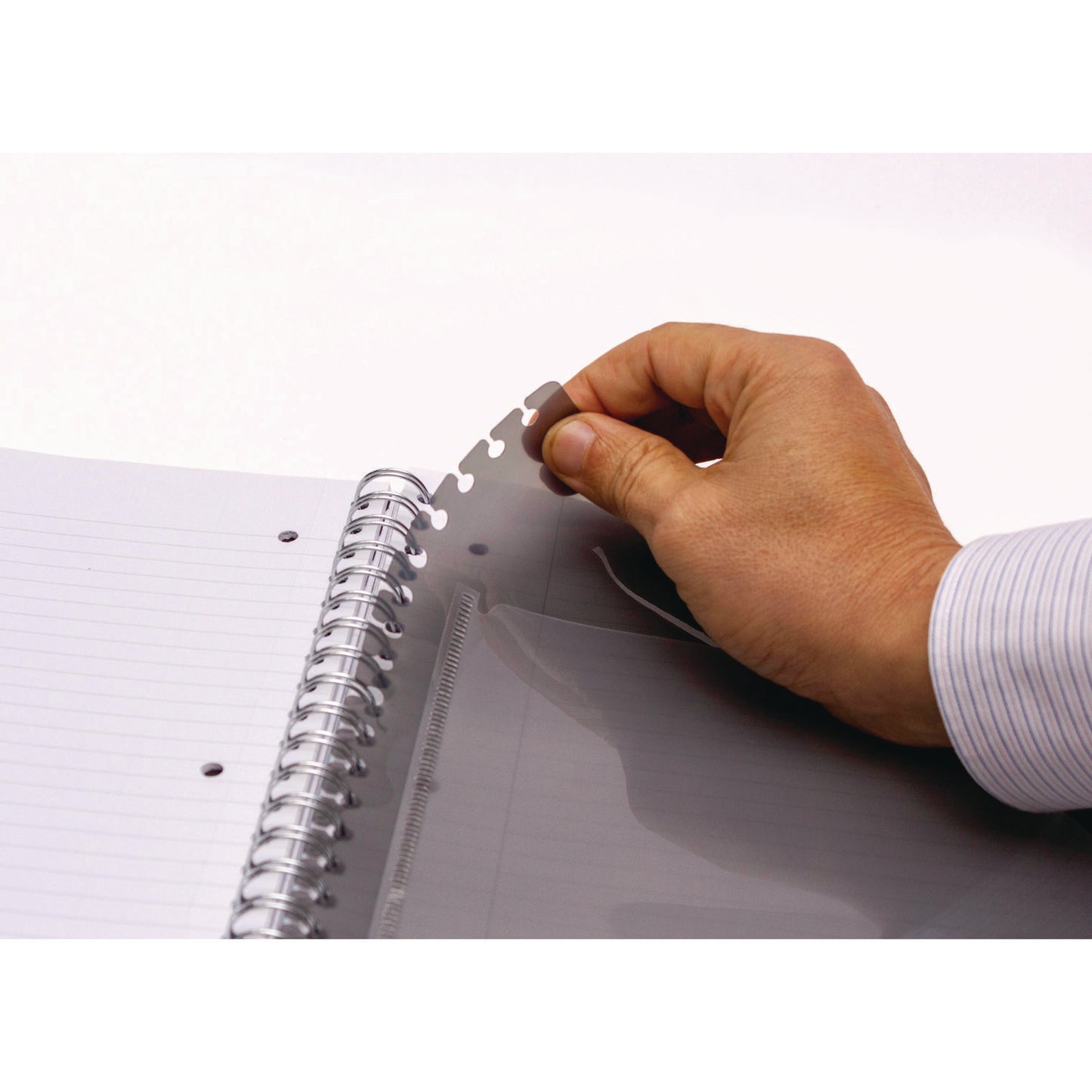 PUKKA PAD Letter Size Project Book, 5-Subject, Medium/College Rule, Metallic Green with White Dots Cover, (100) 11 x 8.5 Sheets, 3/Pack (8748MET)