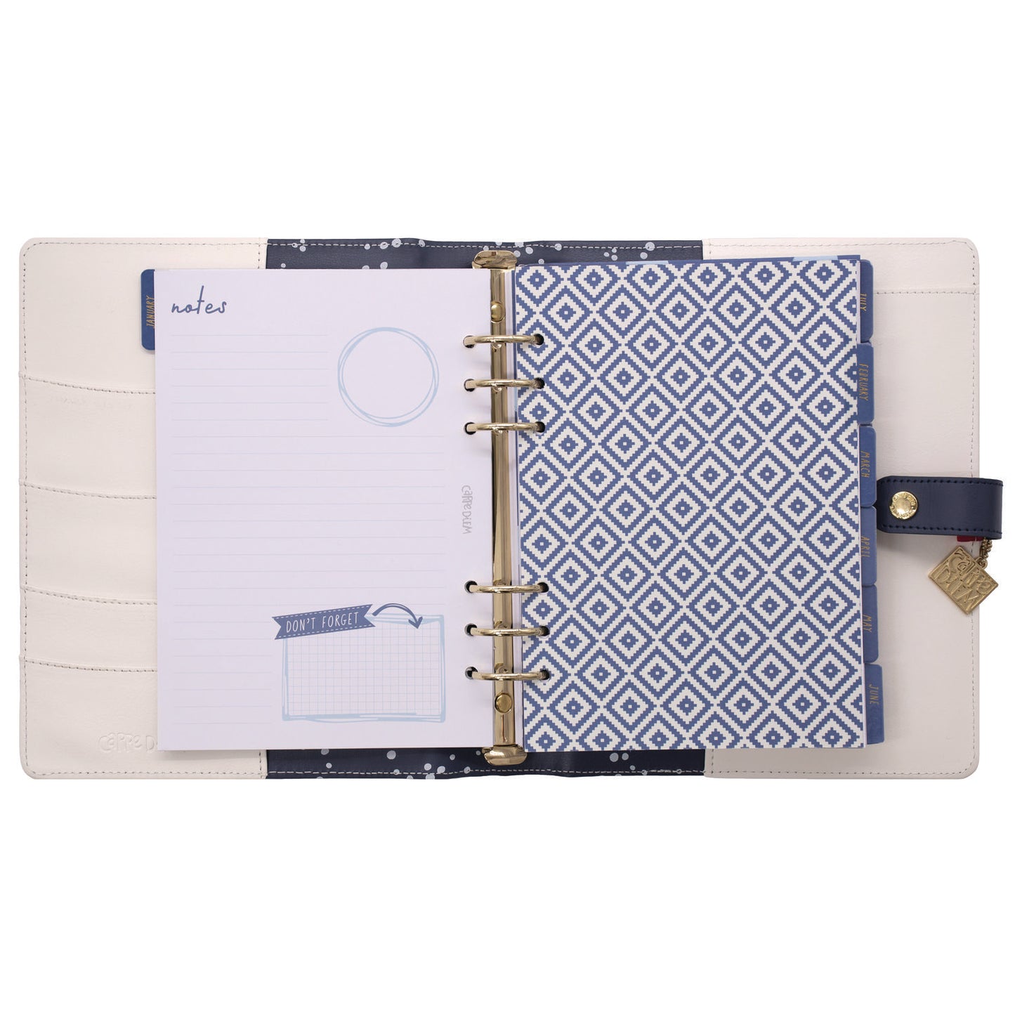 PUKKA PAD A5 Planner, Color Wash, 10.24 x 9.25, Blue/Green/Red/Yellow Cover, 12-Month (9179CD)