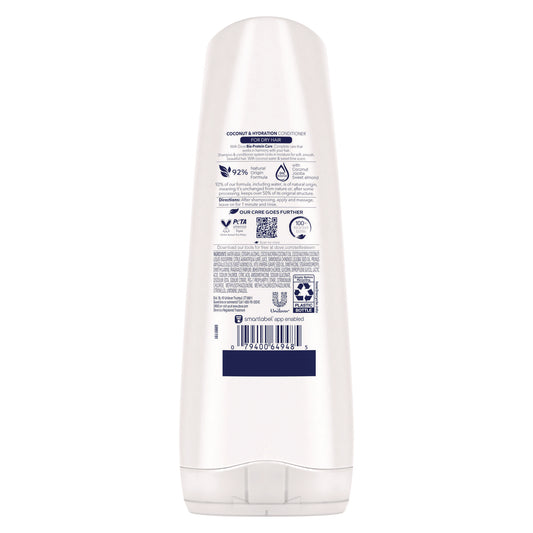 Dove Coconut Conditioner, 12 oz Bottle, 6/Carton (69795720)