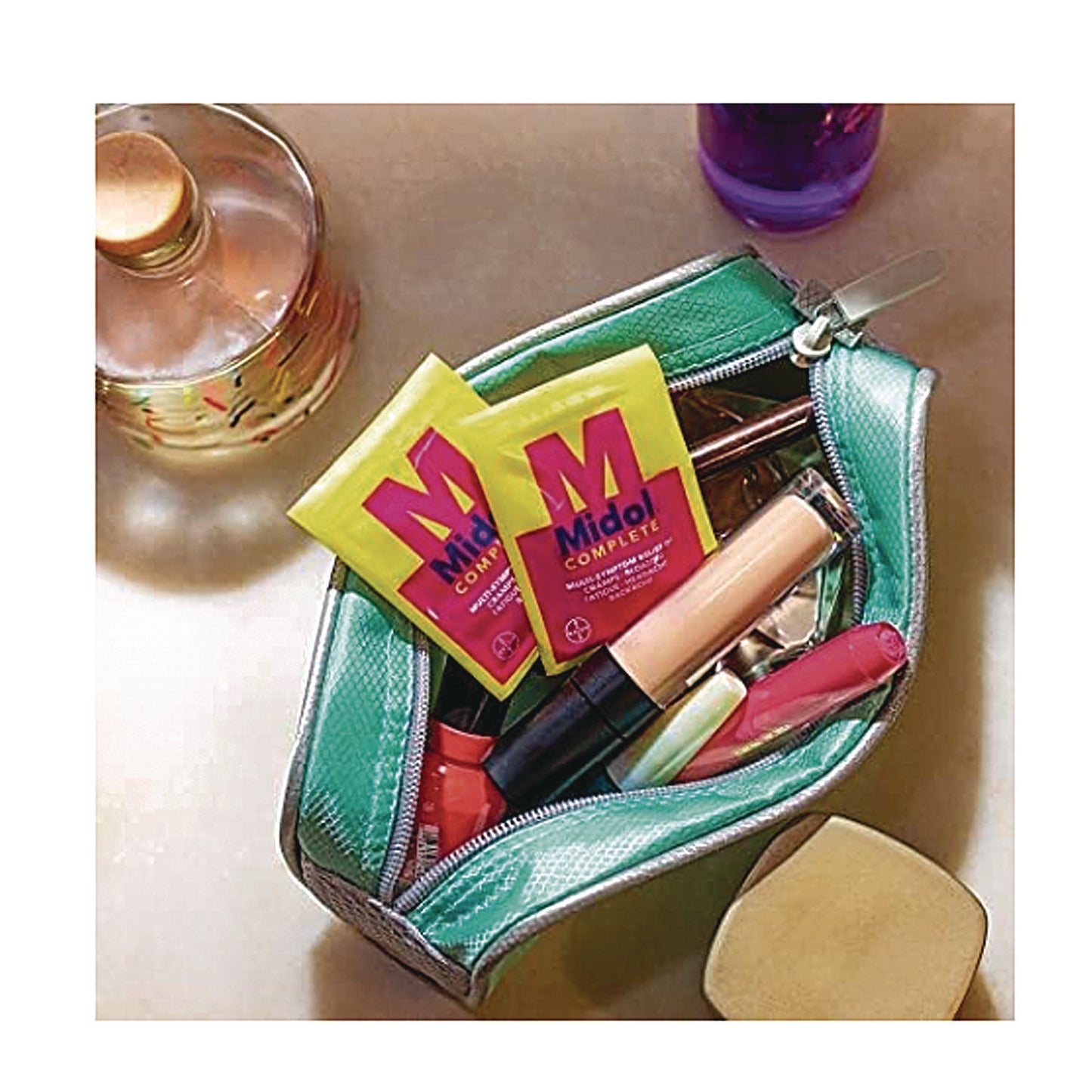 Midol Complete Menstrual Caplets, 2/Pack, 30 Packs/Box (64458)