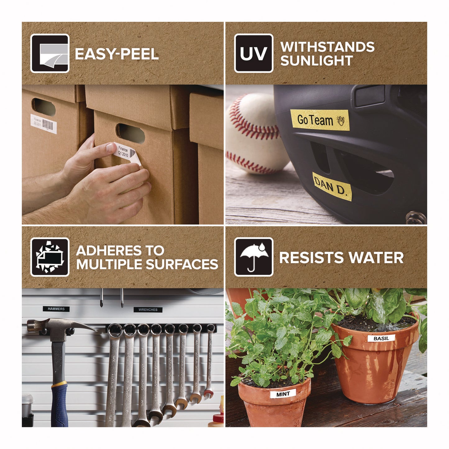 DYMO D1 Standard Labels, 0.50" x 23 ft, Black Print on Clear Tape (45110)