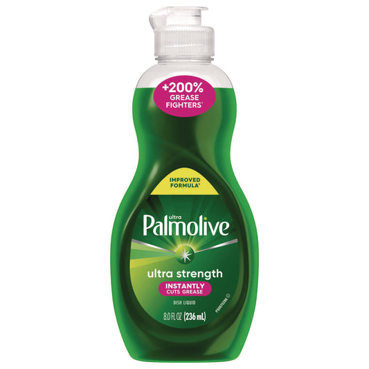 Ultra Palmolive Dishwashing Liquid, Fresh Scent, 8 oz Bottle, 16/Carton (61047169)