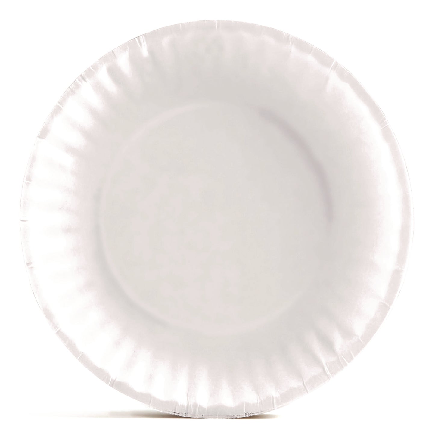 Perk Economy Paper Plates, 6" dia, White, 250/Pack, 4 Packs/Carton (519418)