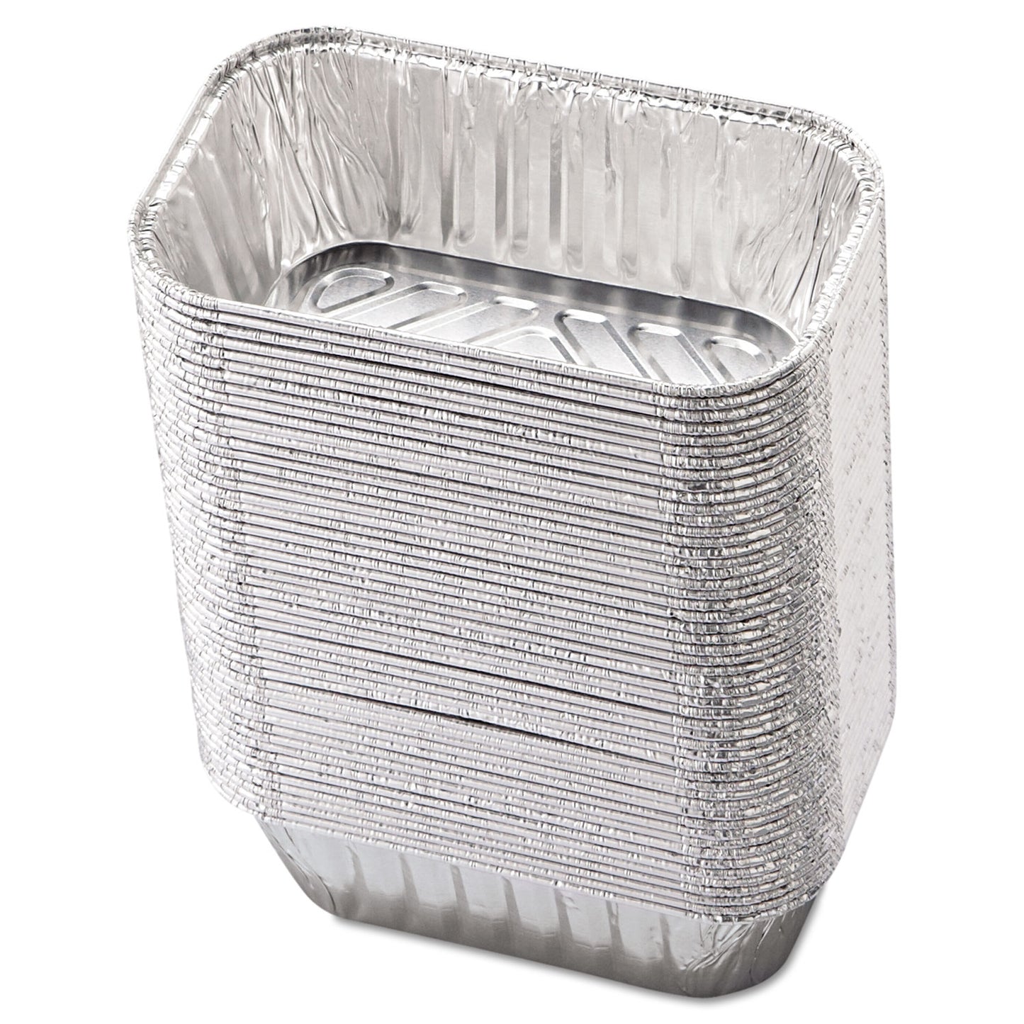 HFA Aluminum Baking Pan, #1 Loaf, 1 lb Capacity, 5.72 x 3.31 x 2.03, 200/Carton (31730)