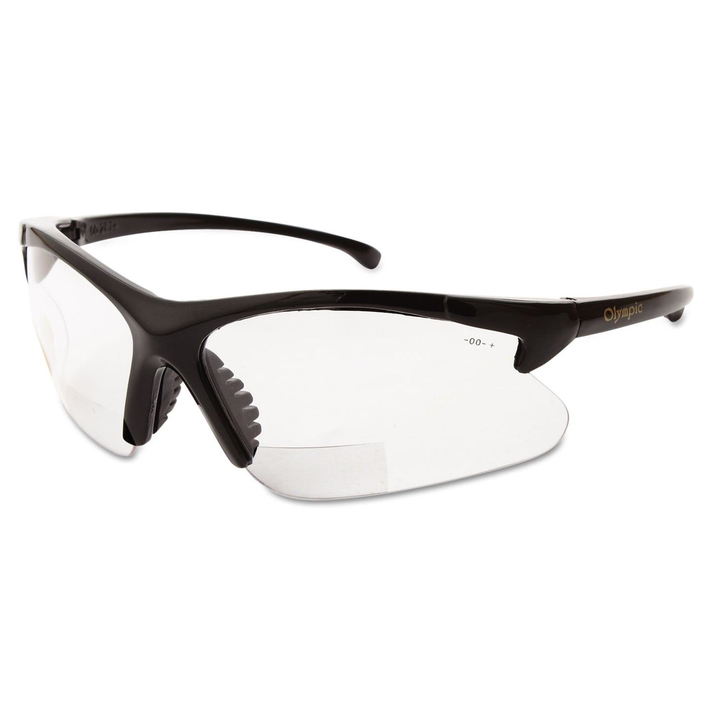 Wesson V60 30 06 Reader Safety Eyewear, Black Frame, Clear Lens (19878)
