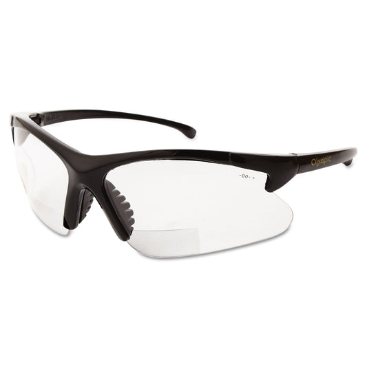 Wesson V60 30 06 Reader Safety Eyewear, Black Frame, Clear Lens (19878)