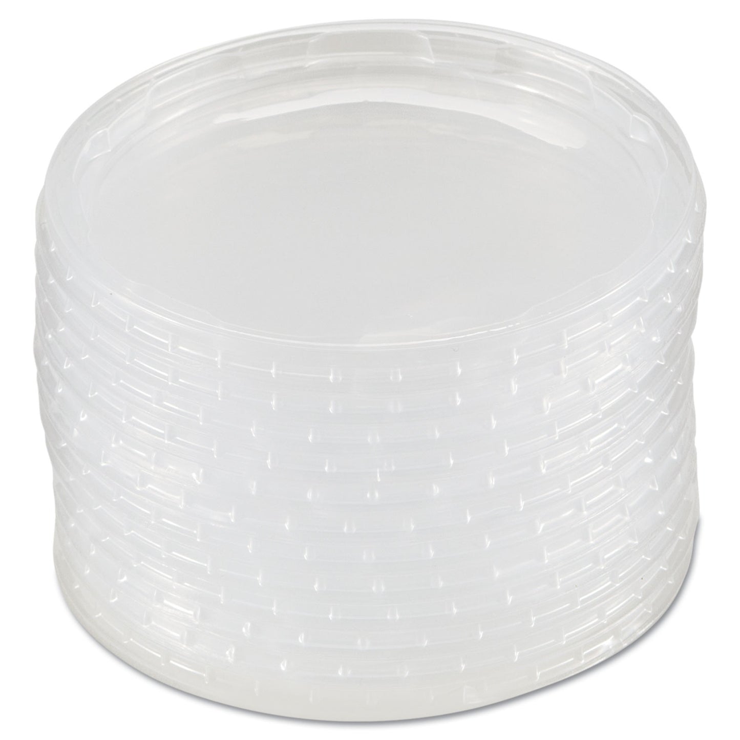 WNA Deli Container Lids, Plug-Style, Clear, Plastic, 50/Pack, 10 Packs/Carton (APCTRLID)