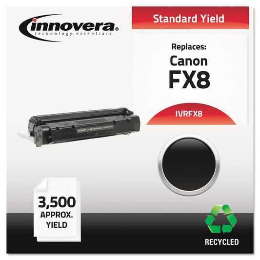 Innovera Remanufactured Black Toner, Replacement for FX-8 (8955A001AA), 3,500 Page-Yield