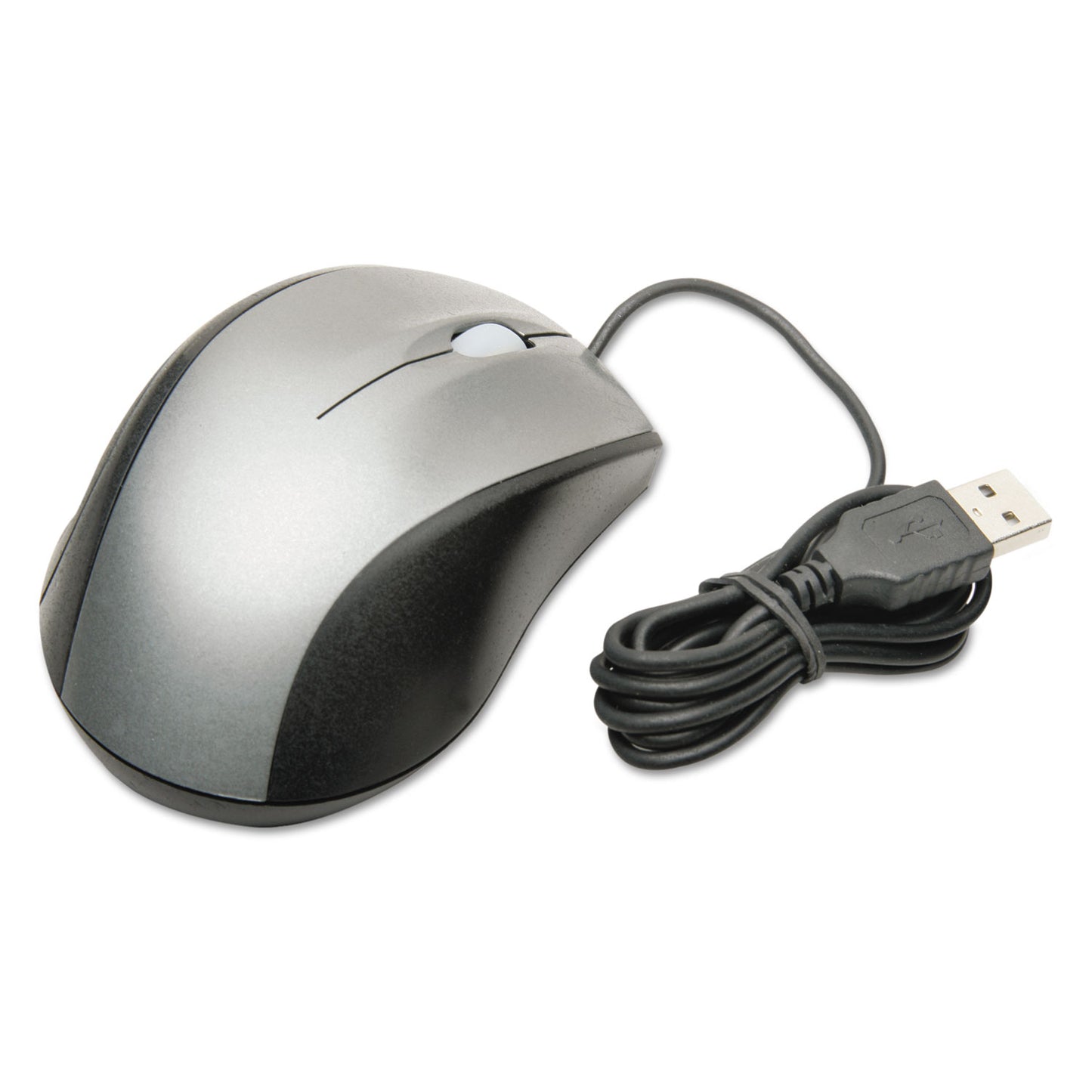AbilityOne 7025016184138, SKILCRAFT Optical Wired Mouse, USB 2.0, Right Hand Use, Black/Gray