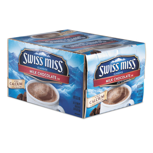 Swiss Miss Hot Cocoa Mix, Regular, 0.73 oz. Packets, 50 Packets/Box (47491)